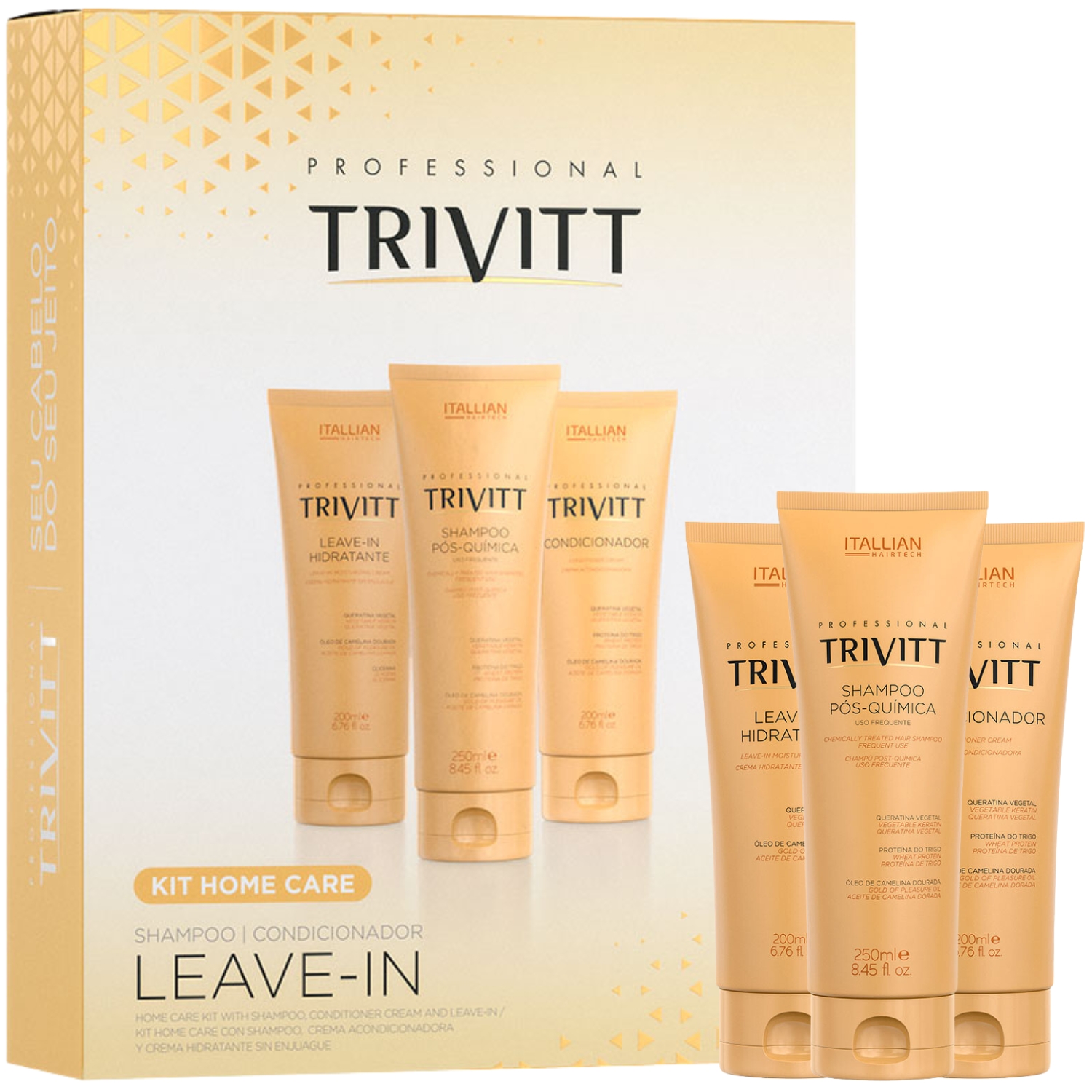 Kit Homecare Trivitt com Leave-In