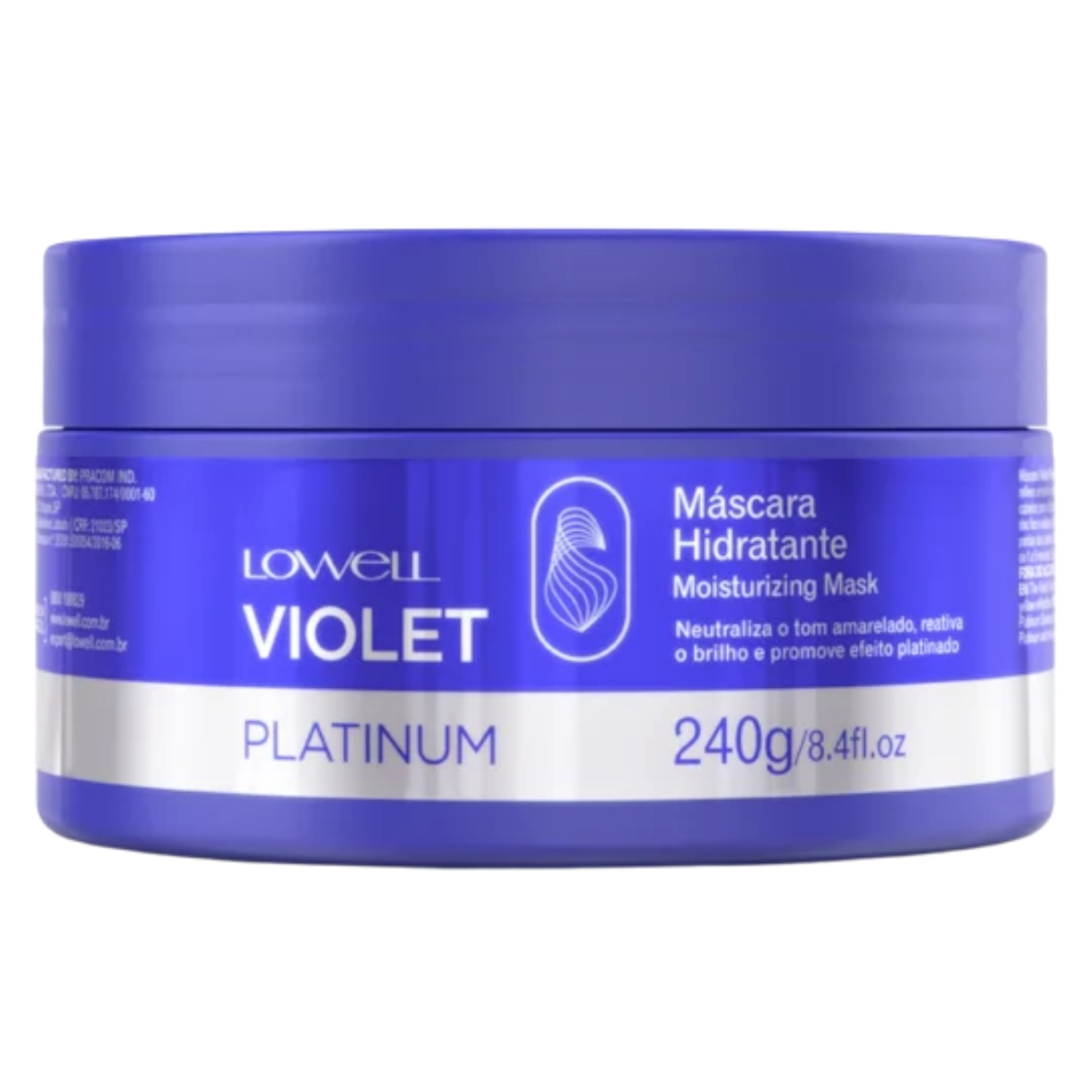 Máscara Hidratante Violet Platinum 240g