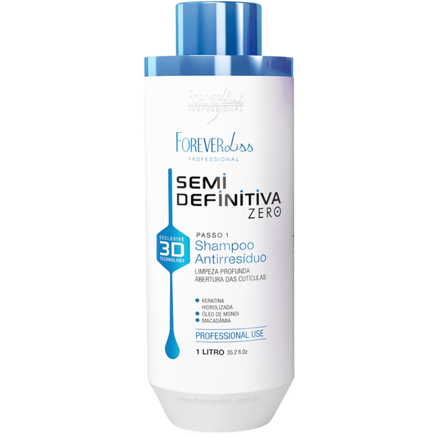 Shampoo Anti ResÍduo Semi Definitiva Forever Liss 1L